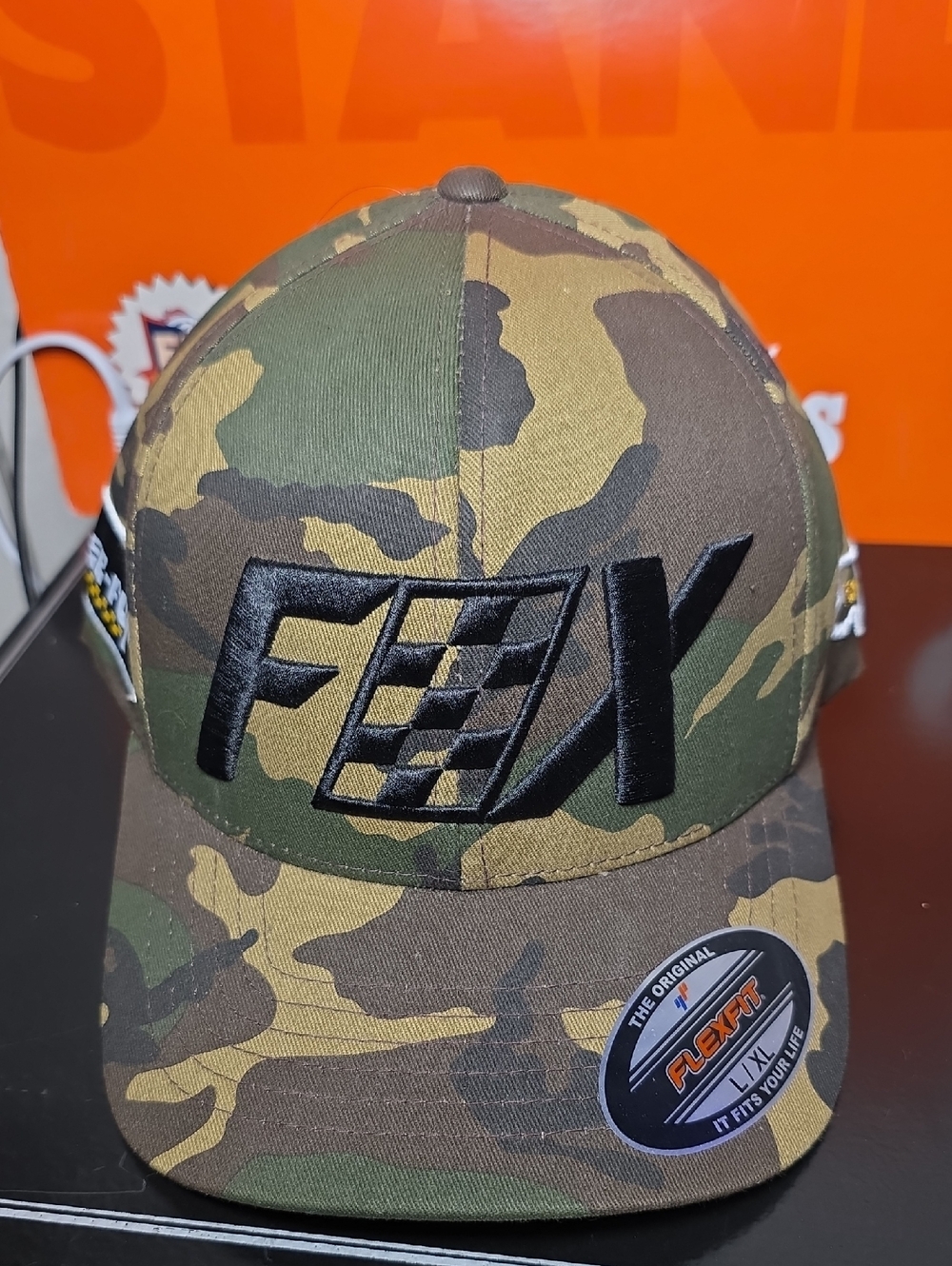 Fox Racing Motocross Camo L/xl Fitted Flexfit